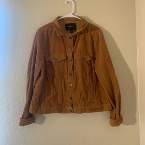 Terra-cotta colored Corduroy Jacket